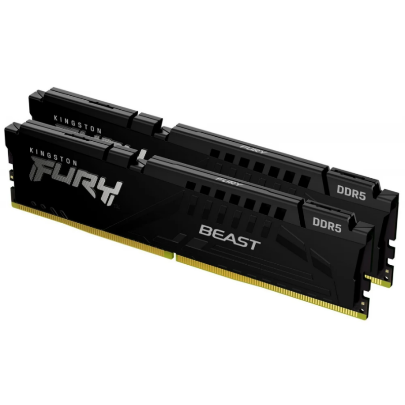 Memorie kingston 64gb ddr5 6000mhz cl30 dual channel kit fury beast