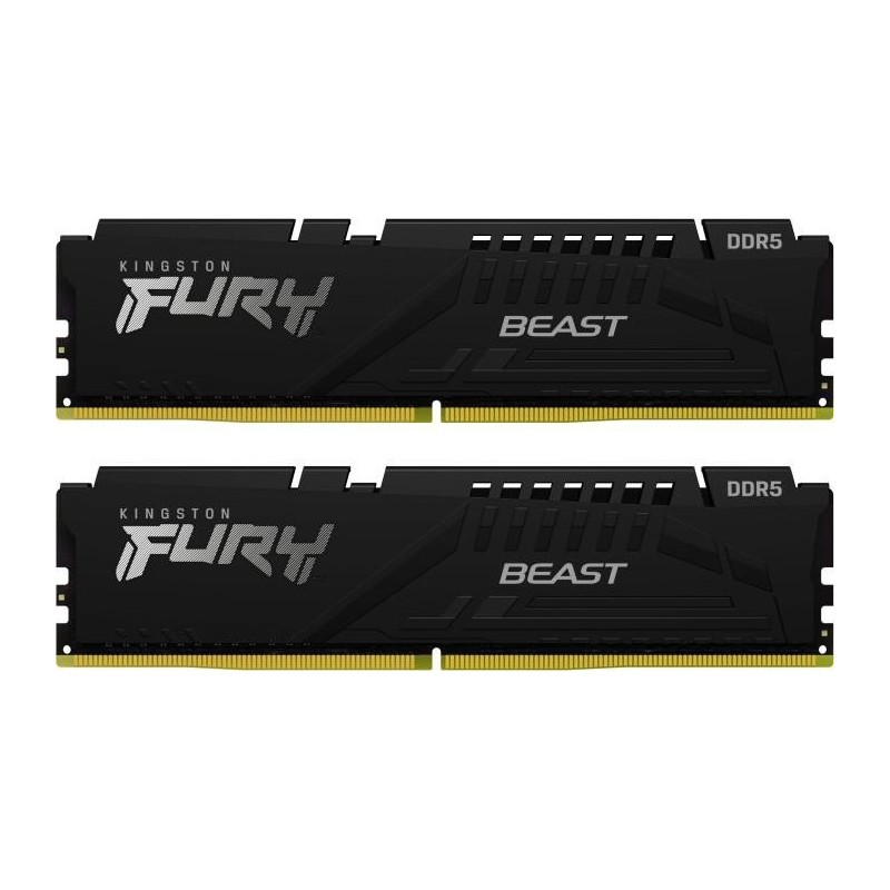 Memorie kingston 16gb ddr5 6000mhz cl30 dual channel kit fury beast