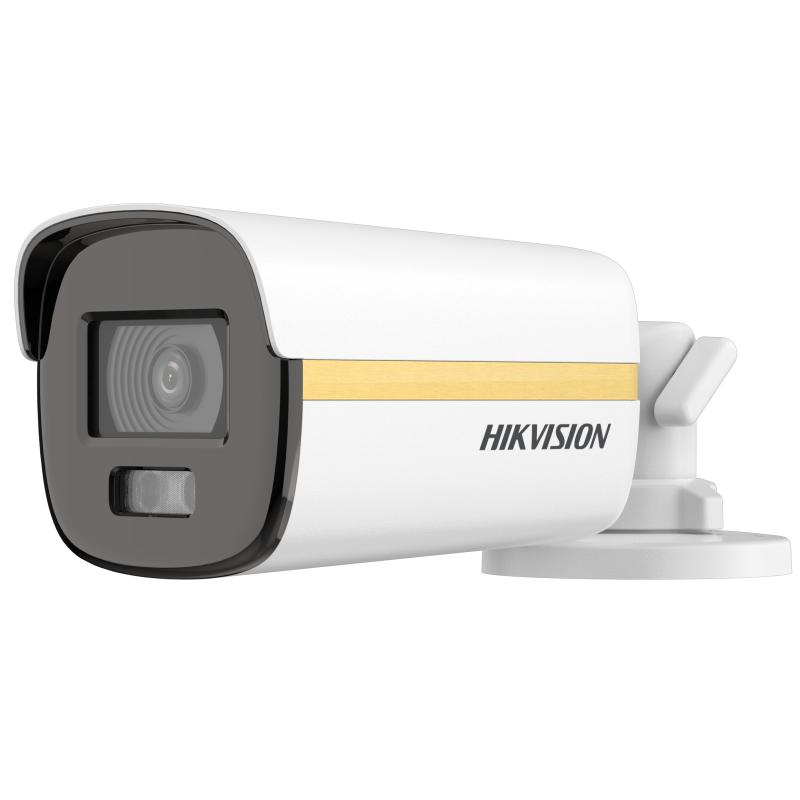 Camera de supraveghere bullet 3k colorvu dual-light poc hikvision ds-2ce12kf3t-le(2.8mm) lentila fixa: 2.8mm iluminare min.: