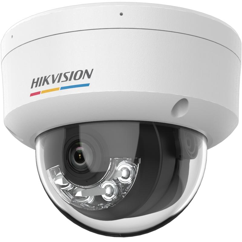 Camera de supraveghere ip dome 4mp colorvu with smart hybrid light hikvision ds-2cd1147g2h-liu(2.8mm) lentila fixa: