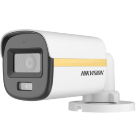 Camera de supraveghere bullet 2mp colorvu dual-light hikvision ds-2ce10df3t-lfs(2.8mm) lentila fixa 2.8mm iluminare min: 0.0005