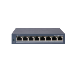 Switch 8 porturi gigabit hikvision ds-3e1508-ei(v2) l2 smart managed 8 ×gigabit rj45 porturi switching capacity