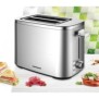 Prajitor de paine heinner sparkle toast htp-800ss 800w capacitate: 2 felii 7 niveluri rumenire functii: