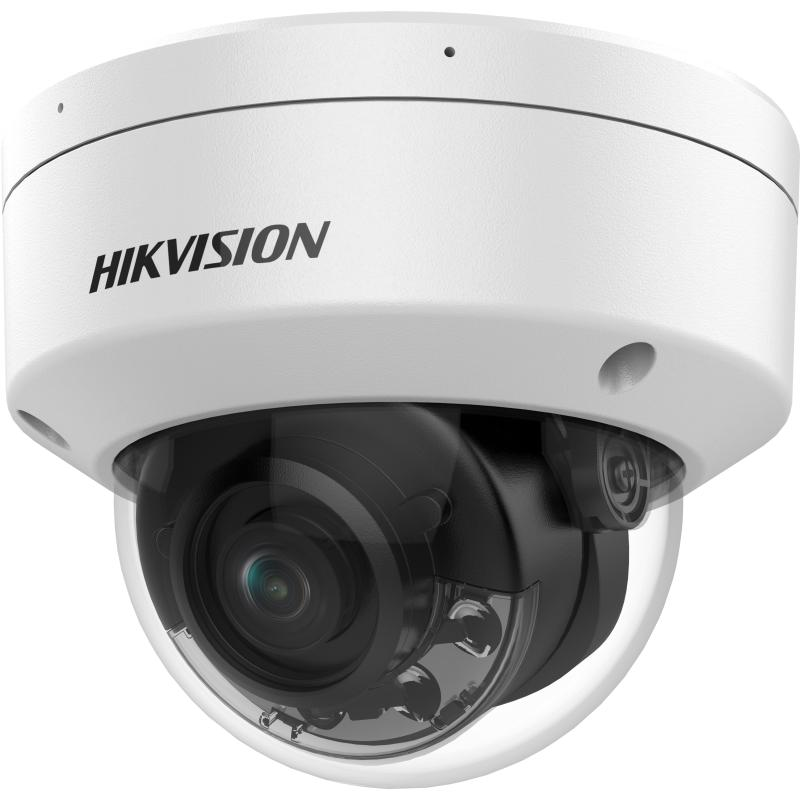 Camera de supraveghere ip dome 8mp hikvision ds-2cd2187g2h-lisu(2.8mm) (ef) lentila fixa 2.8mm iluminare min: color: