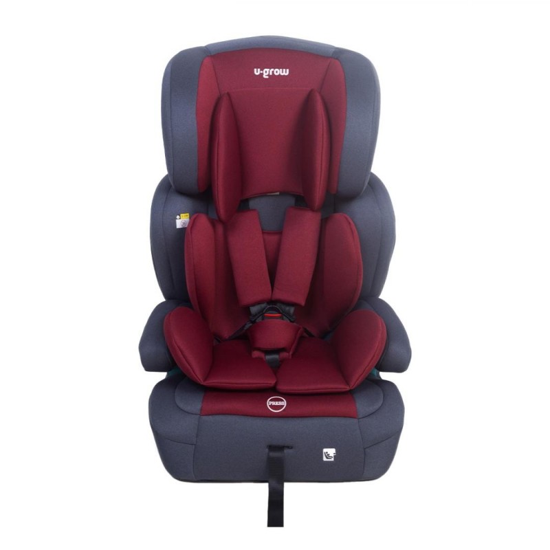 Scaun auto/inaltator 76-150cm(15m-12y) r129 isofix rosu