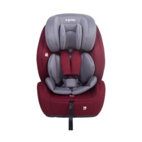 Scaun auto 76-150cm(15m-12y) r129 isofix si top tether rosu