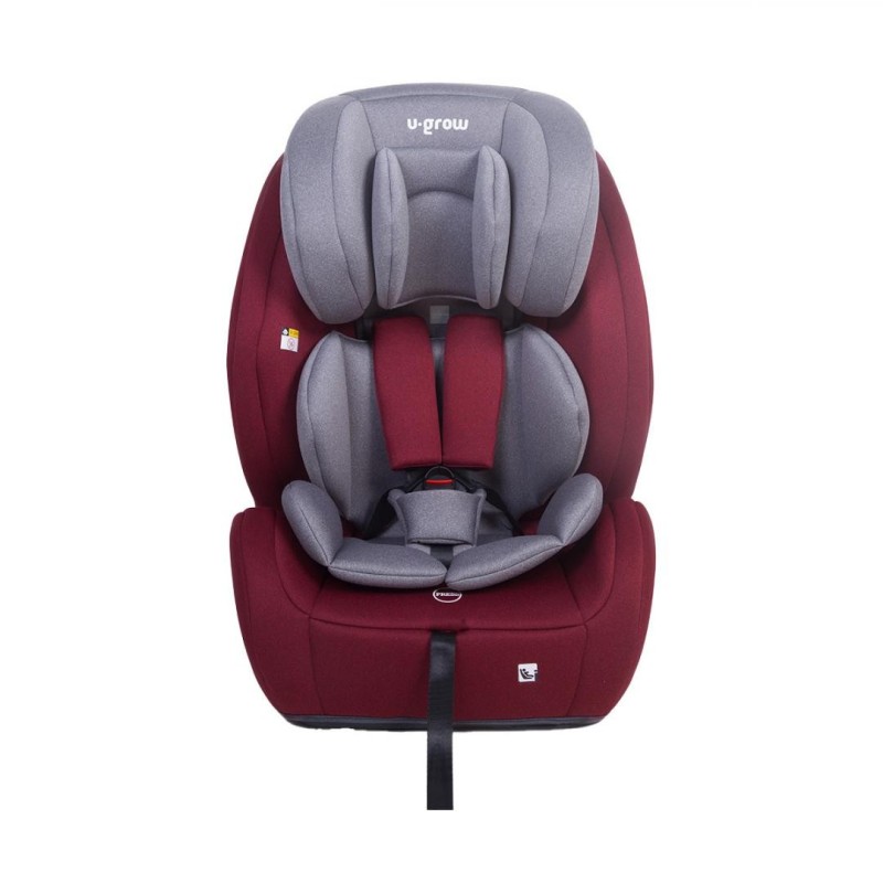 Scaun auto 76-150cm(15m-12y) r129 isofix si top tether rosu