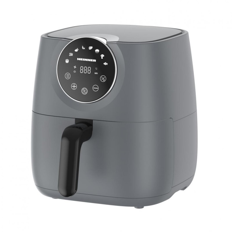 Friteuza cu aer cald heinner smartfry haf-b6grey1700 1700w capacitate: 5.7l display digital cu control touch