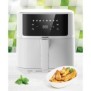 Friteuza cu aer cald heinner whiteelinn haf-b6wh17sq 1700w capacitate cos: 5.7l display digital cavitate metal