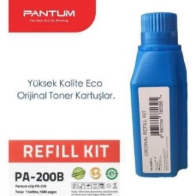 Toner refill kit pantum pa-200b black 1.6 k compatibil cu p2500/2500w/m6500nw/6550nw/6600nw