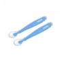 Set 2 lingurite silicon  light blue u-grow