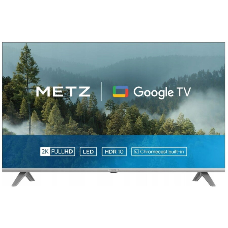 Televizor metz qled 40mqe7000 100 cm smart google tv full hd clasa e (model 2025)