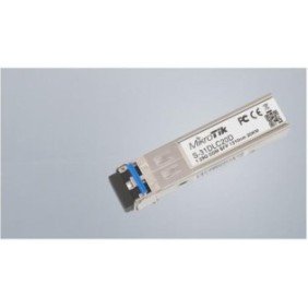 Mikrotik 1.25g sfp transceiver s-31dlc20d with a 1310nm dual lc connector for up to 20