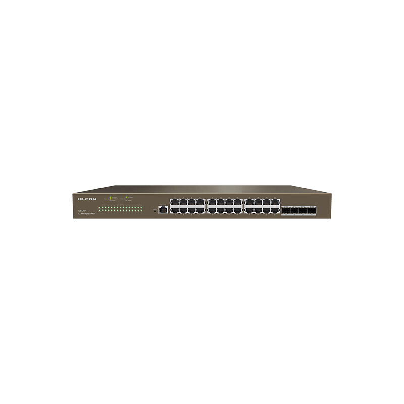 Ip-com 24-port gigabit ethernet managed l2 switch g3328f network standard: ieee 802.3 ieee 802.3u ieee