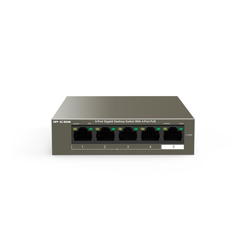 Ip-com switch g1105p-4-63w 5-port gigabit 4-port poe standard and protocol: ieee 802.3 ieee 802.3u ieee