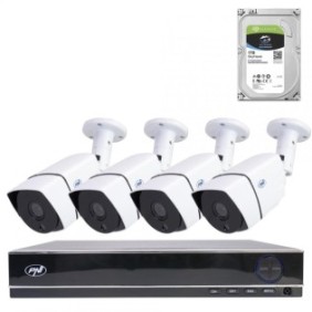 Pachet kit supraveghere video ahd pni house ptz1300 full hd - nvr si 4 camere