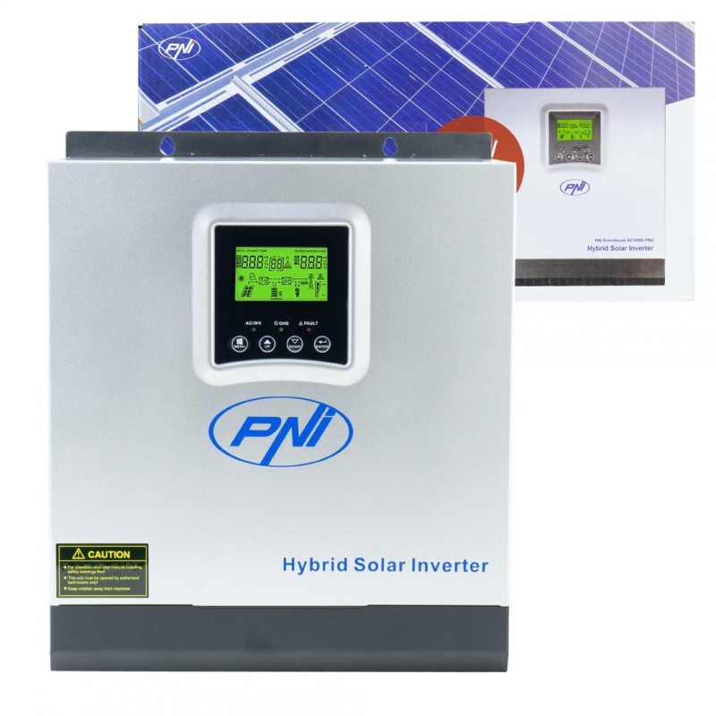 Invertor solar pni greenhouse sc1800c pro 3kw 13a 3000va 24v mppt 60a off grid hibrid