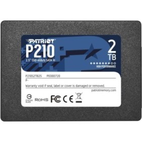 Ssd patriot p210 2tb 2.5 sata3 rata transfer r/w: 520/430 mb/s 7mm