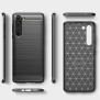 Husa pentru Motorola Edge - Techsuit Carbon Silicone - Black
