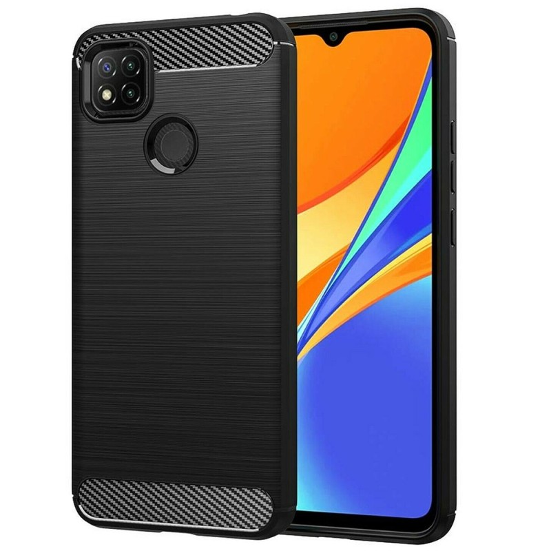 Husa pentru Xiaomi Redmi 9C / Redmi 9C NFC - Techsuit Carbon Silicone - Black