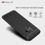 Husa pentru Samsung Galaxy S9 - Techsuit Carbon Silicone - Black