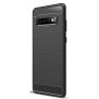 Husa pentru Samsung Galaxy S10 Plus - Techsuit Carbon Silicone - Black