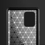 Husa pentru Samsung Galaxy S10 Lite - Techsuit Carbon Silicone - Black