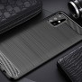 Husa pentru Samsung Galaxy A71 5G - Techsuit Carbon Silicone - Black