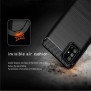 Husa pentru Samsung Galaxy A71 4G - Techsuit Carbon Silicone - Black