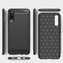 Husa pentru Samsung Galaxy A70 / A70s - Techsuit Carbon Silicone - Black