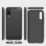 Husa pentru Samsung Galaxy A30s / A50 / A50s - Techsuit Carbon Silicone - Black