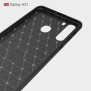 Husa pentru Samsung Galaxy A21 - Techsuit Carbon Silicone - Black