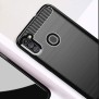 Husa pentru Samsung Galaxy A11 - Techsuit Carbon Silicone - Black