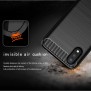 Husa pentru Samsung Galaxy A01 - Techsuit Carbon Silicone - Black