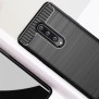 Husa pentru OnePlus 8 - Techsuit Carbon Silicone - Black