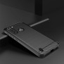 Husa pentru Motorola One Fusion - Techsuit Carbon Silicone - Black