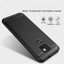 Husa pentru Motorola Moto E7 Plus / Moto G9 Play - Techsuit Carbon Silicone - Black