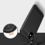 Husa pentru iPhone 12 / 12 Pro - Techsuit Carbon Silicone - Black