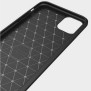 Husa pentru iPhone 12 / 12 Pro - Techsuit Carbon Silicone - Black