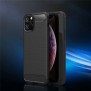 Husa pentru iPhone 11 Pro Max - Techsuit Carbon Silicone - Black