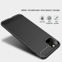 Husa pentru iPhone 11 Pro Max - Techsuit Carbon Silicone - Black