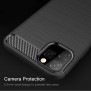 Husa pentru iPhone 11 Pro - Techsuit Carbon Silicone - Black