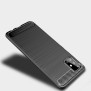 Husa pentru Huawei P40 Lite E - Techsuit Carbon Silicone - Black