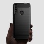 Husa pentru Huawei P Smart Z - Techsuit Carbon Silicone - Black