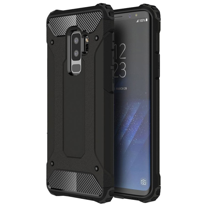 Husa pentru Samsung Galaxy S9 Plus - Techsuit Hybrid Armor - Black