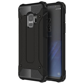 Husa pentru Samsung Galaxy S9 - Techsuit Hybrid Armor - Black