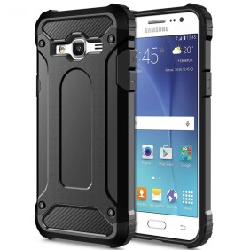 Husa pentru Samsung Galaxy J5 SM-J500 - Techsuit Hybrid Armor - Black