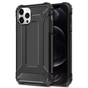 Husa pentru iPhone 12 Pro Max - Techsuit Hybrid Armor - Black