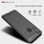 Husa pentru Samsung Galaxy A10s / M01s - Techsuit Carbon Silicone - Black