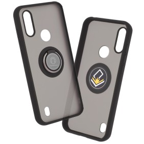 Husa pentru Motorola Moto E6i / Moto E6s (2020) - Techsuit Glinth - Black
